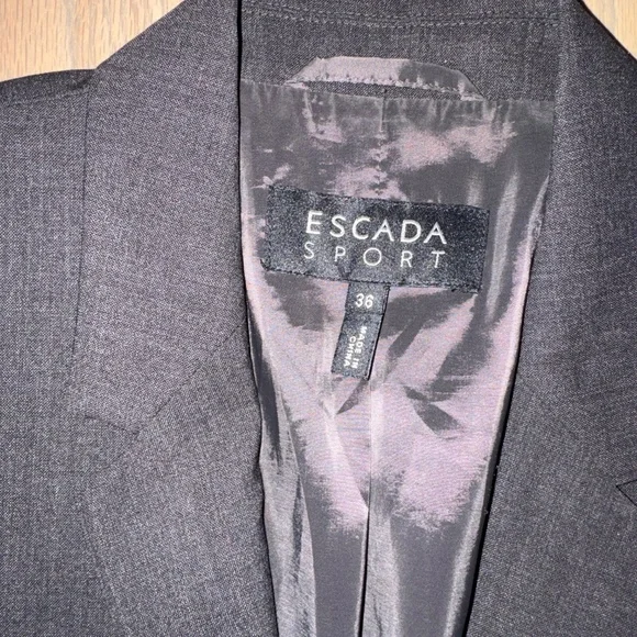 Escada Sport Blazer - Charcoal - size 36 - Picture 2 of 9